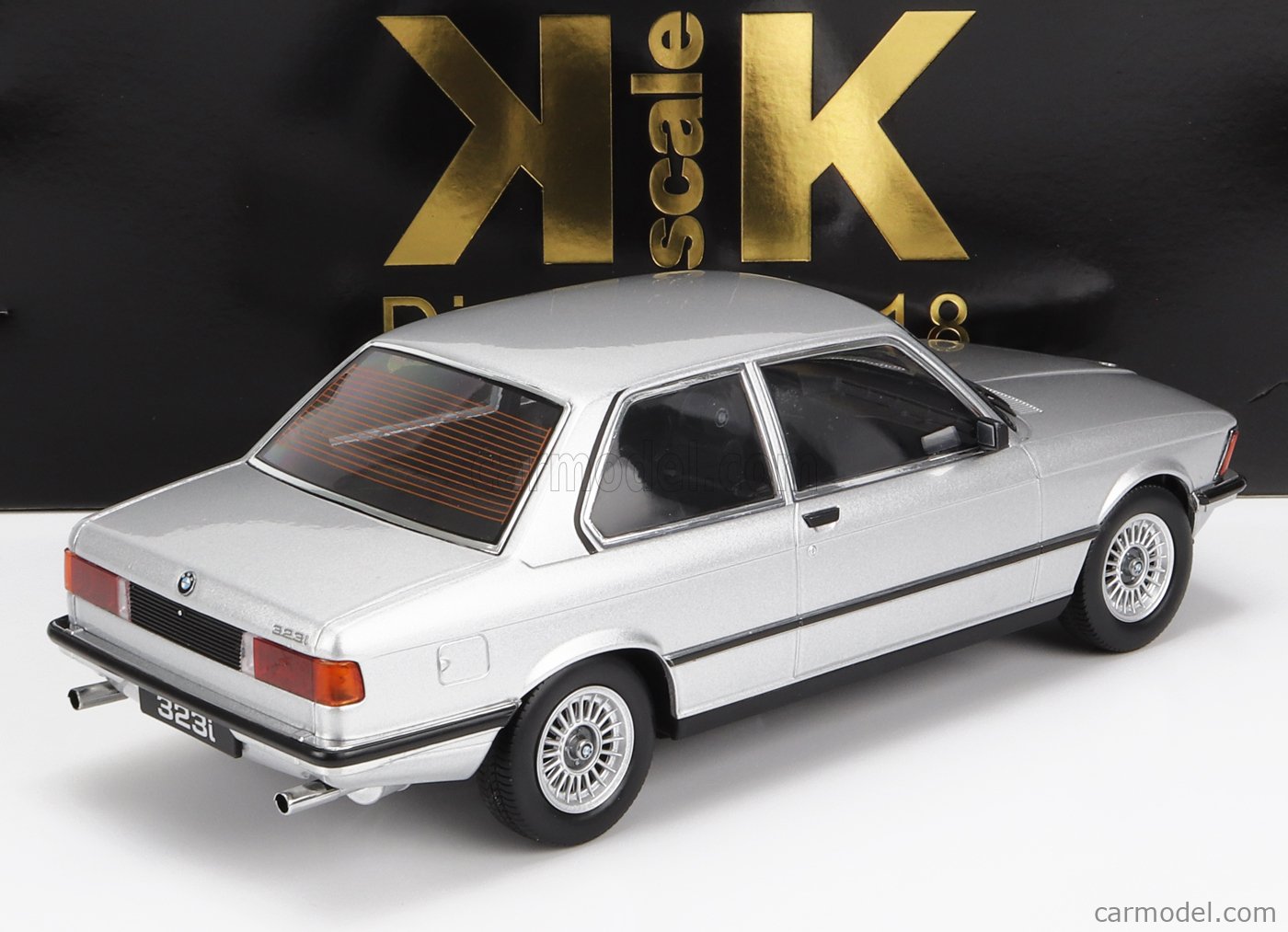 PRE-ORD3R KK Scale Modeliukas 1/18 1978 BMW 323i E21, silver