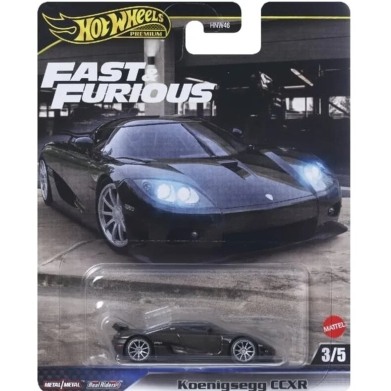 PRE-ORDER Hot Wheels Premium Fast Furious 2025 Modeliukas 2010 Koenigsegg CCXR