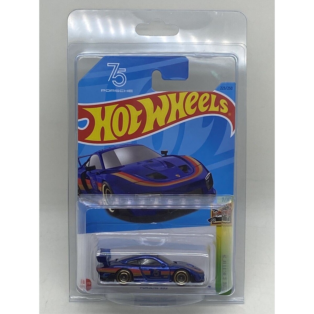 Hot Wheels Mainline 2023 STH Modeliukas Porsche 935 Blue Super treasure Hunt