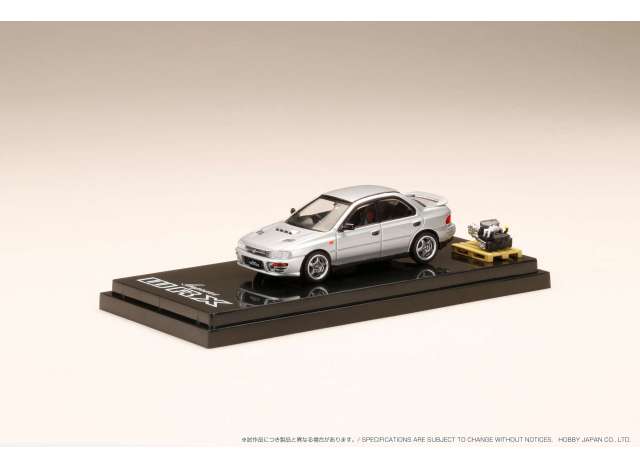 PRE-ORD3R Hobby Japan Modeliukas 1992 Subaru Impreza WRX (GC8), light silver metallic