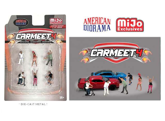 PRE-ORD3R American Diorama Figūrėlės Carmeet #4 Figure set (Car Not Included !!)