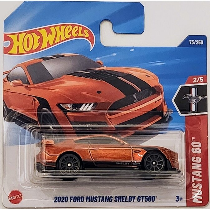 Hot Wheels Mainline Modeliukas 2020 Ford Mustang Shelby GT500 Orange (yra Sandėlyje)