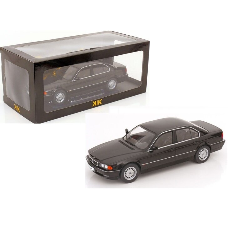 KK Scale Modeliukas 1/18 1994 BMW 740i E38 1.Serie, black metallic