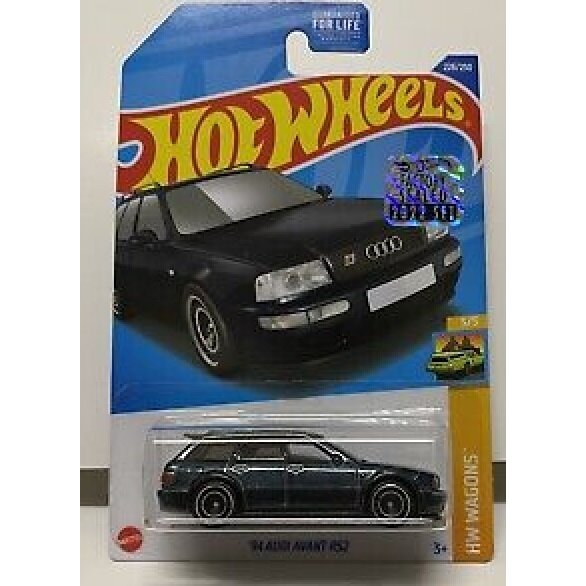 Hot Wheels Mainline 2023 STH Modeliukas Audi RS2 Black Super treasure Hunt Factory Sealed