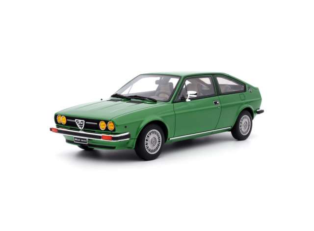 PRE-ORD3R OttO Miniatures Modeliukas 1/18 1976 Alfa Romeo Sud Sprint *Resin series*, green metal faito