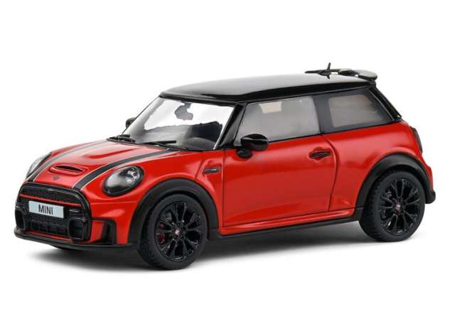 PRE-ORD3R Solido Modeliukas 1/43 2023 Mini Cooper S John Works, red