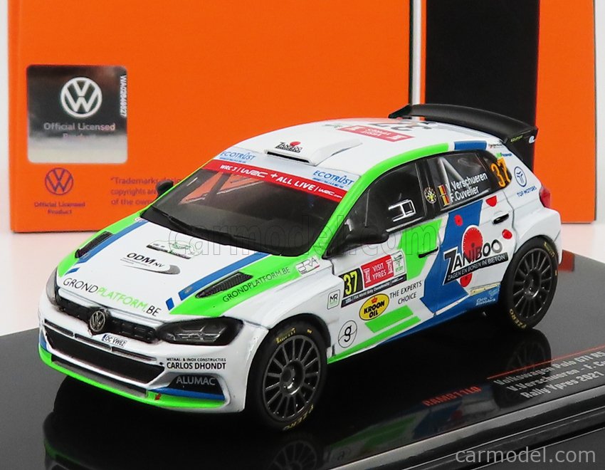 PRE-ORD3R IXO Models Modeliukas 1/43 2021 Volkswagen Polo GTi R5 Porta #37 V. Verschueren/F. Cuvelier Rally...