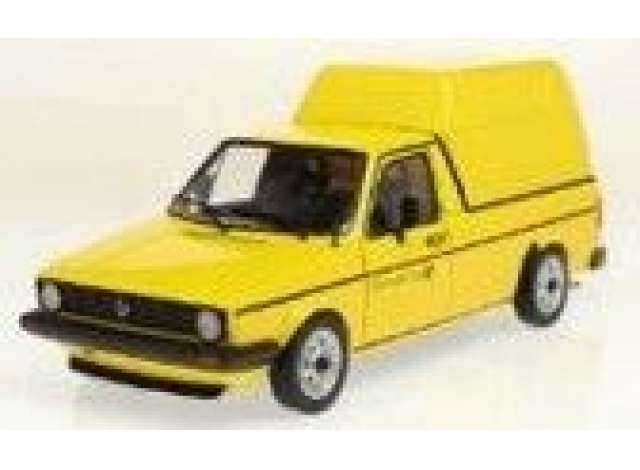 PRE-ORD3R Solido Modeliukas 1982 VW Caddy Mk. 1 German Post, yellow