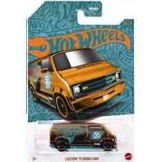 Hot Wheels Pearl & Chrome 2024 Modeliukas CHASE Custom 1977 Dodge Van