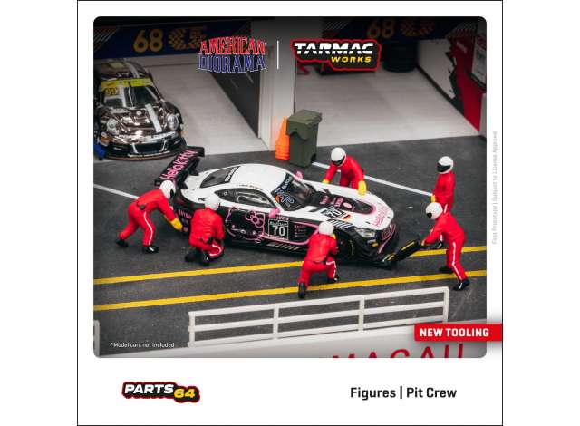 Tarmac Works Modeliukas Pit Crew *Figures*, red