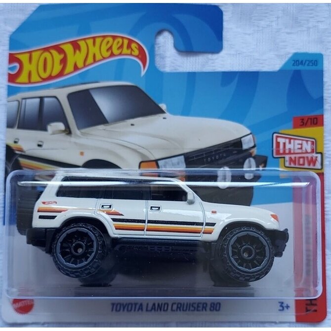Hot Wheels Mainline Modeliukas Toyota Land Cruiser 80 White (yra Sandėlyje)