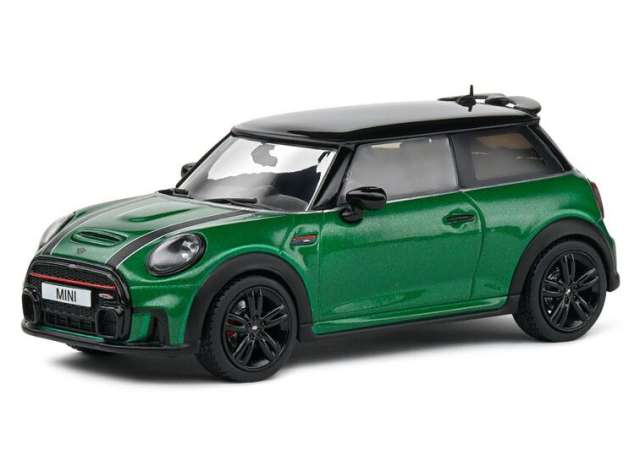 PRE-ORD3R Solido Modeliukas 1/43 2023 Mini Cooper S John Works, green