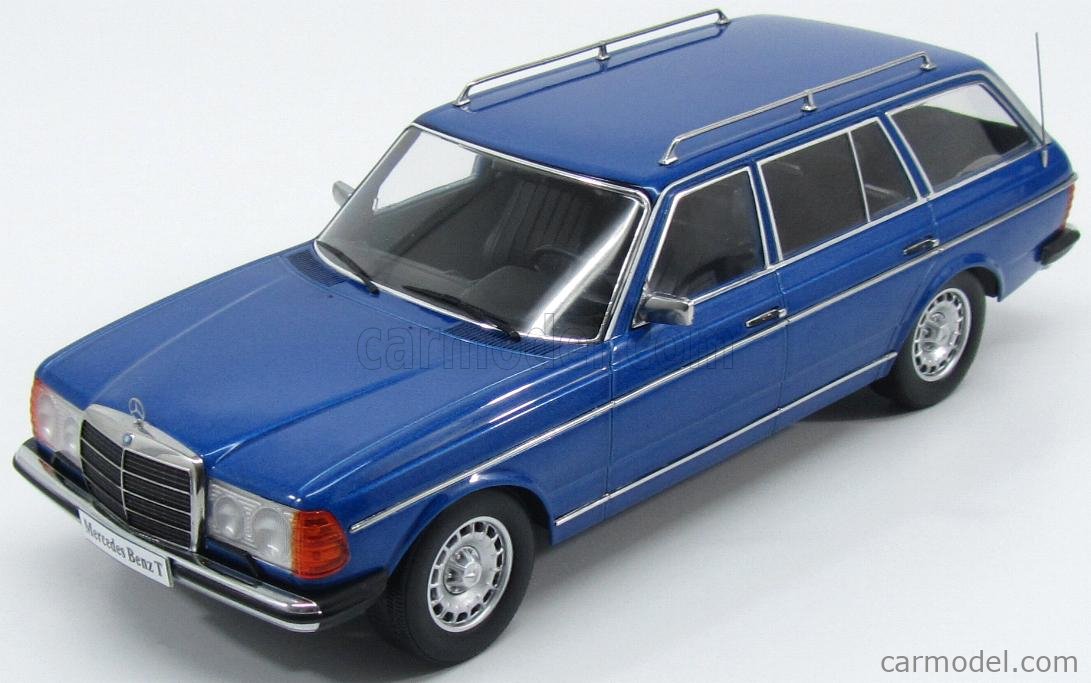 PRE-ORD3R KK Scale Modeliukas 1/18 Mercedes Benz 250T W123 Estate, blue