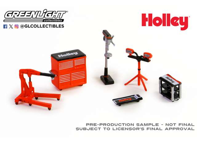 PRE-ORD3R GreenLight Įrankių figūrėlės Auto Body Shop Holley *Shop Tool Accessories Series 6*