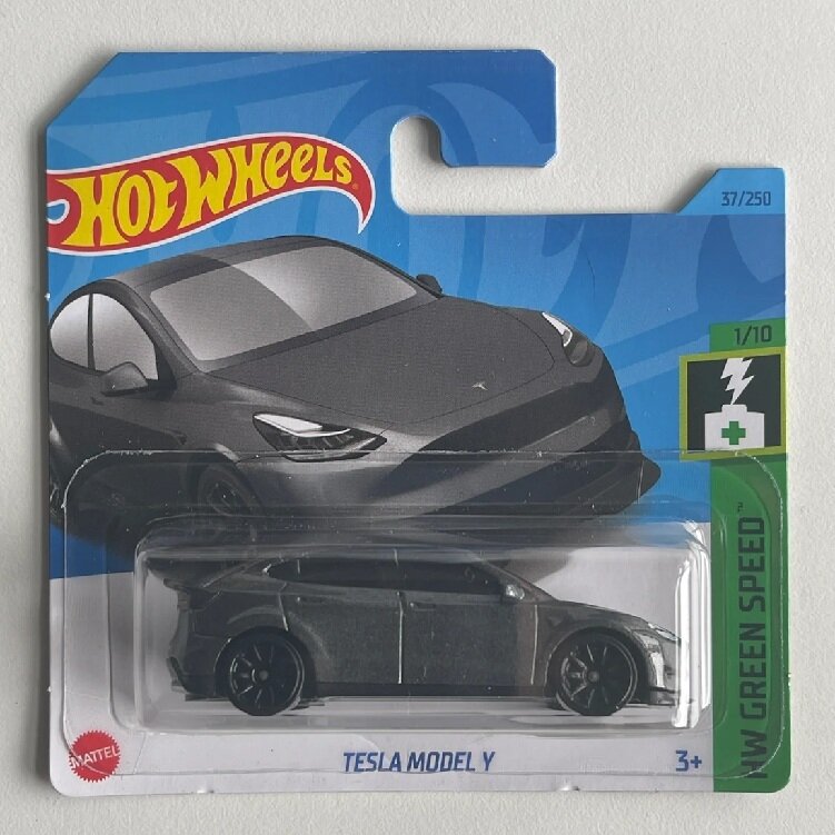 Hot Wheels Mainline Modeliukas Tesla Model Y Dark Grey (yra Sandėlyje)