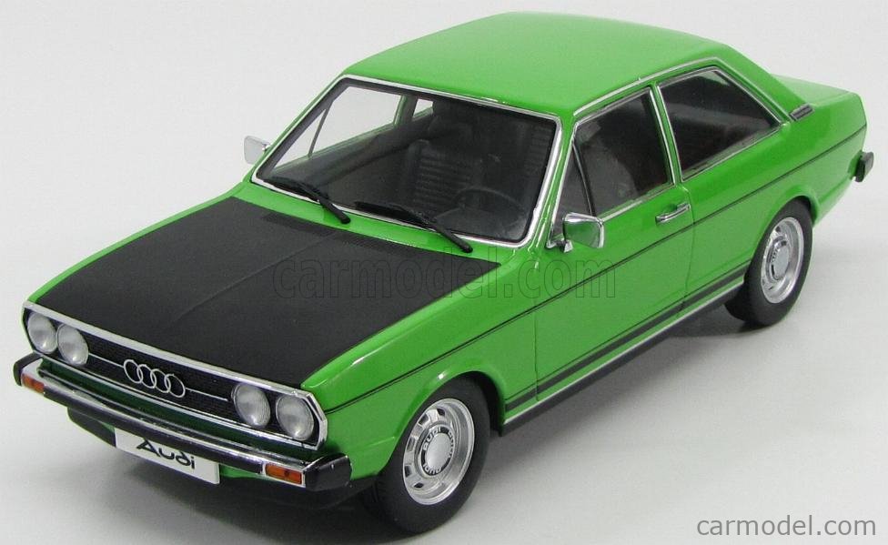 PRE-ORD3R KK Scale Modeliukas 1972 Audi 80 GT/E, green/black