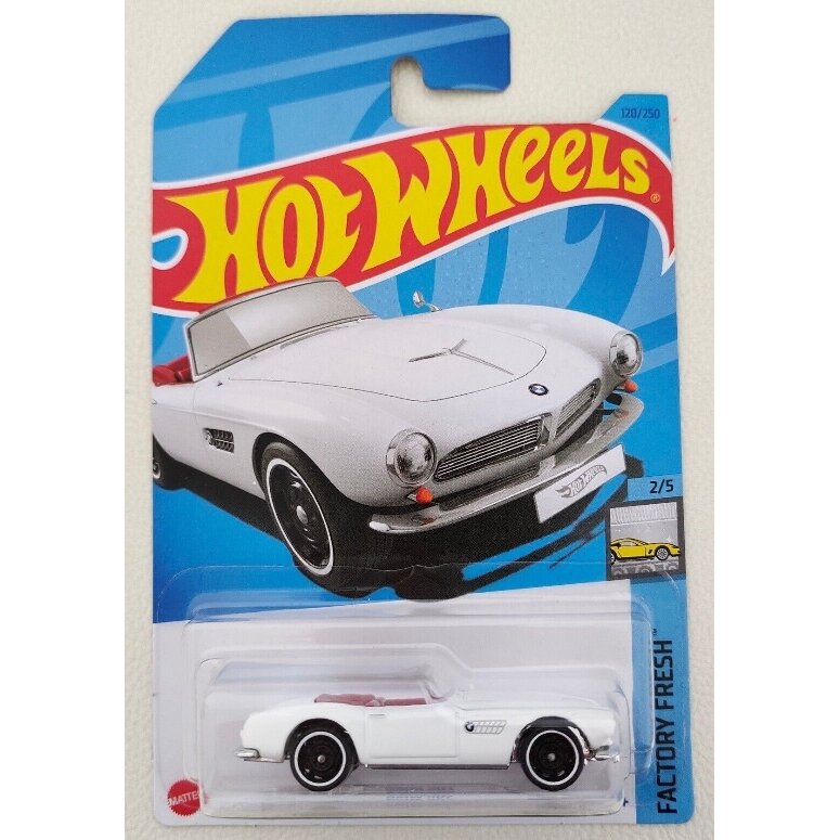 PRE-ORDER Hot Wheels Modeliukas 2023 NEW BMW 507 Factory Fresh 1/64 White Colour Long Card