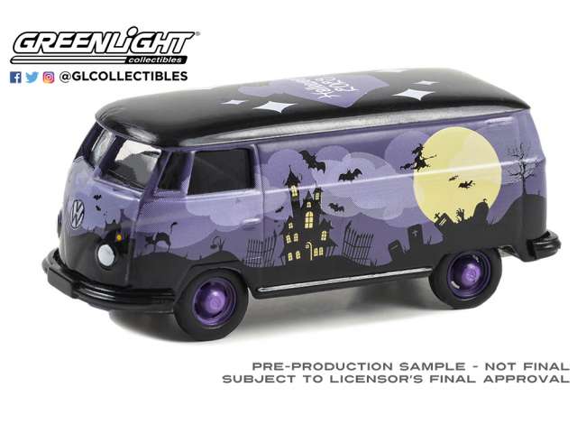 PRE-ORD3R GreenLight Modeliukas Volkswagen Type 2 Panel Van *Halloween 2023*