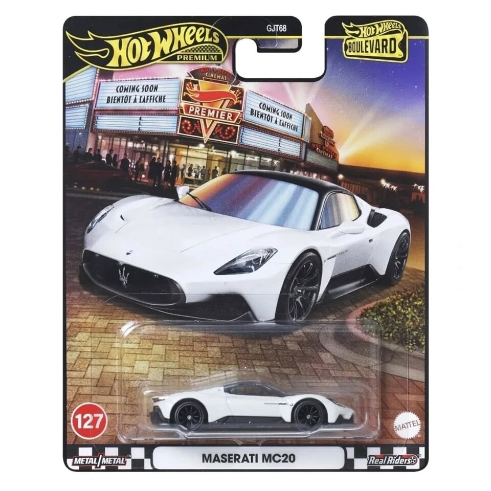 PRE-ORDER Hot Wheels Premium Boulevard 2025 Modeliukas Maserati MC20