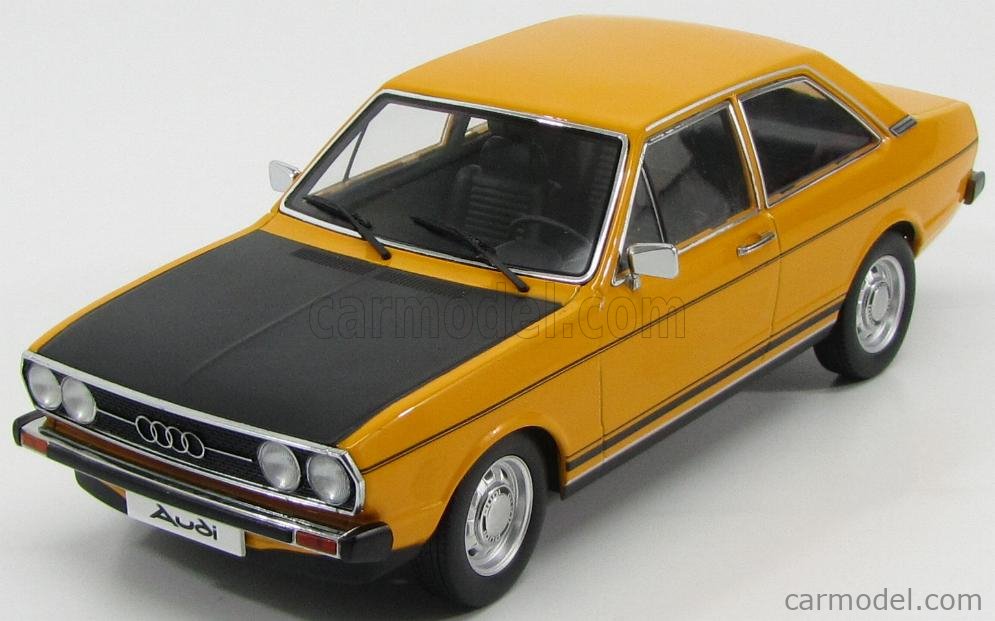 PRE-ORD3R KK Scale Modeliukas 1972 Audi 80 GT/E, yellow/black