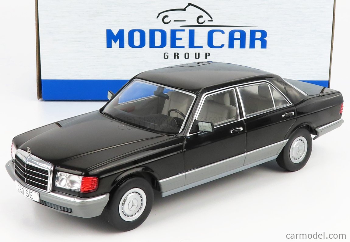 PRE-ORD3R MCG Modeliukas 1/18 1979 Mercedes S-Class (W126), black