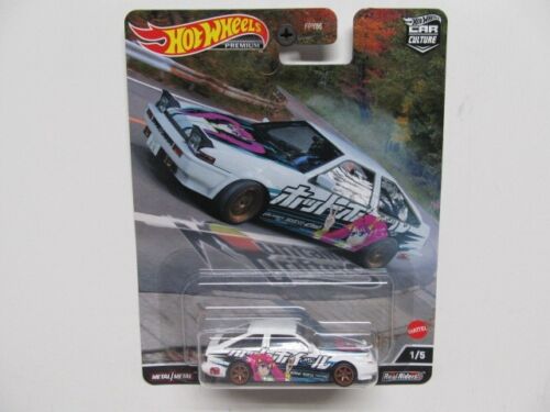 Hot Wheels Premium Mountain Drifters Modeliukas Toyota AE86 Sprinter Trueno 1/10