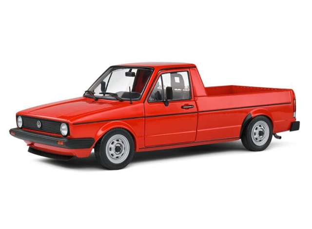 PRE-ORD3R Solido Modeliukas 1/18 1982 Volkswagen Caddy MK1 Pick-up, red