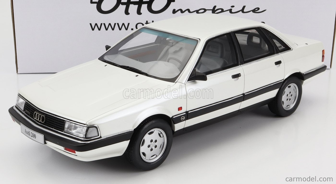 PRE-ORD3R OttOmobile Miniatures Modeliukas 1/18 1989 Audi 200 Quattro 20v *Resin series*, pearl white 9019