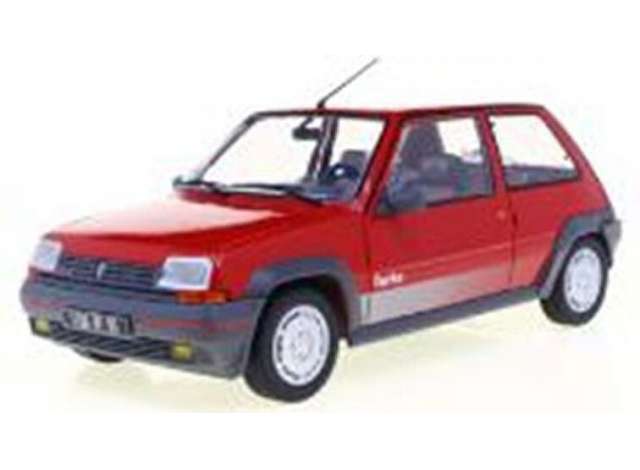 PRE-ORD3R Solido Modeliukas 1/18 1985 Renault 5 GT Turbo MK1, red