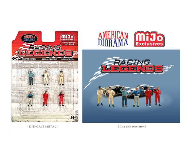American Diorama Figūrėlės Racing Legends Figure set, various (Car Not Included !!)