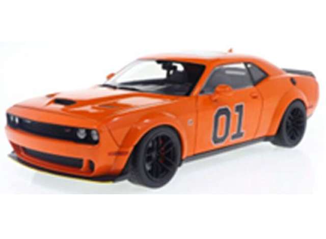 PRE-ORD3R Solido Modeliukas 1/18 2023 Dodge Challenger R/T General Lee Scat Pack w.b, orange