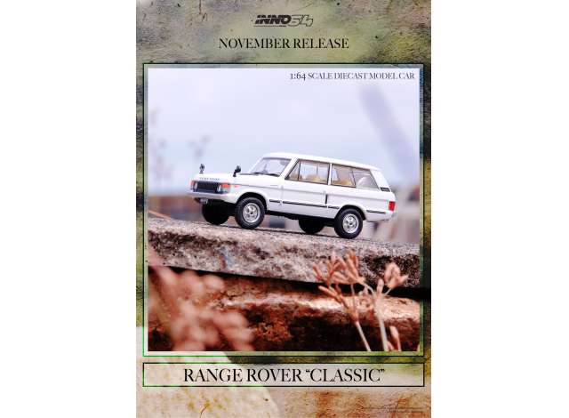 PRE-ORD3R Inno64 Modeliukas 1982 Range Rover Classic, white