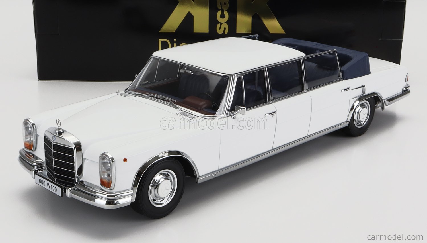 PRE-ORD3R KK Scale Modeliukas 1/18 1964 Mercedes Benz 600 W100, white