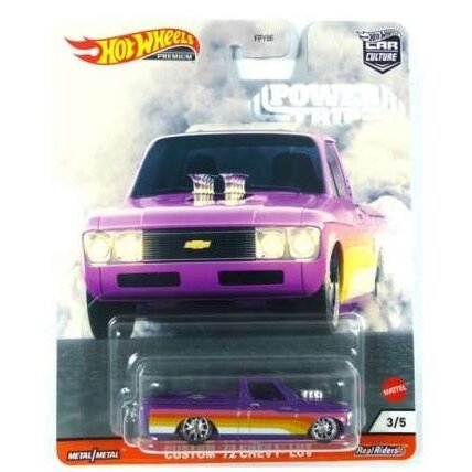 Hot Wheels Premium Modeliukas 1972 Custom Chevrolet LUV Power Trip, purple (yra Sandėlyje)