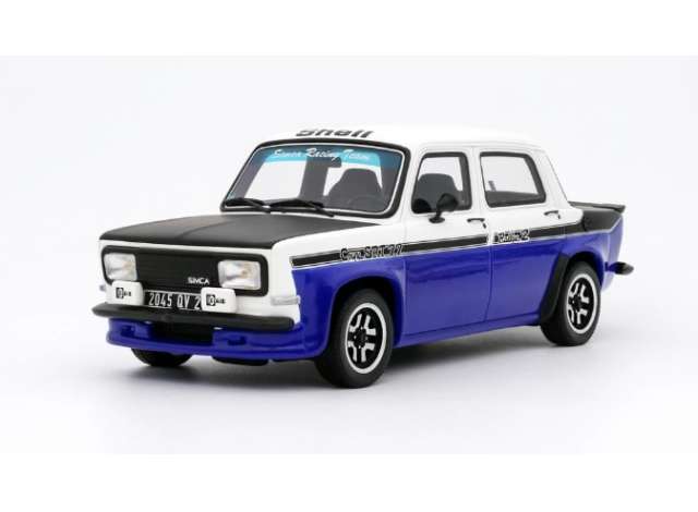 PRE-ORD3R OttO Miniatures Modeliukas 1/18 1977 Simca 1000 Rallye 2 SRT *Resin series*, blue/white
