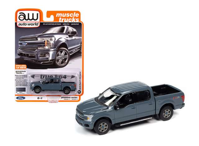 PRE-ORD3R Auto World Modeliukas 2018 Ford F-150, abyss grey