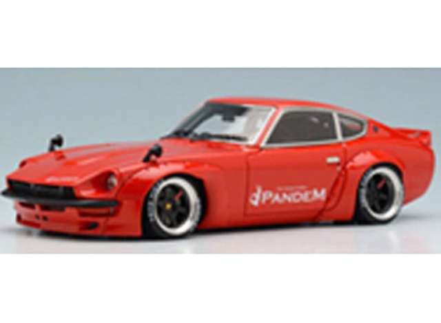 PRE-ORD3R Solido Modeliukas 1/43 1973 Datsun 240Z Rocket Bunny, red