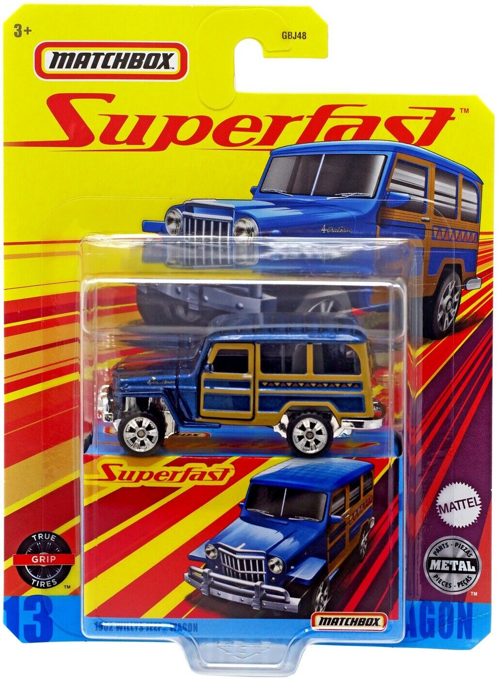 Matchbox Modeliukas 1962 Willys Jeep Wagon (yra sandėlyje)