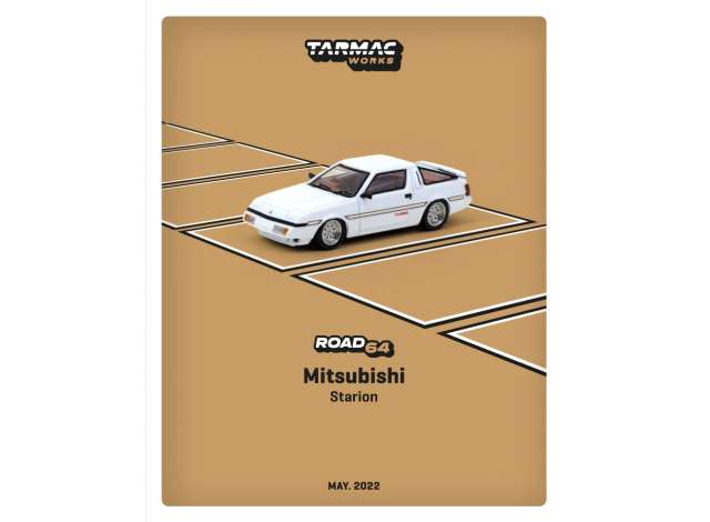 PRE-ORD3R Tarmac Works Modeliukas Mitsubishi Starion, white metallic
