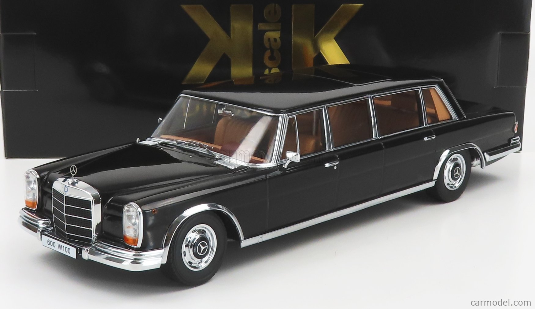PRE-ORD3R KK Scale Modeliukas 1/18 1964 Mercedes Benz 600 LWB W100 Pullman, black