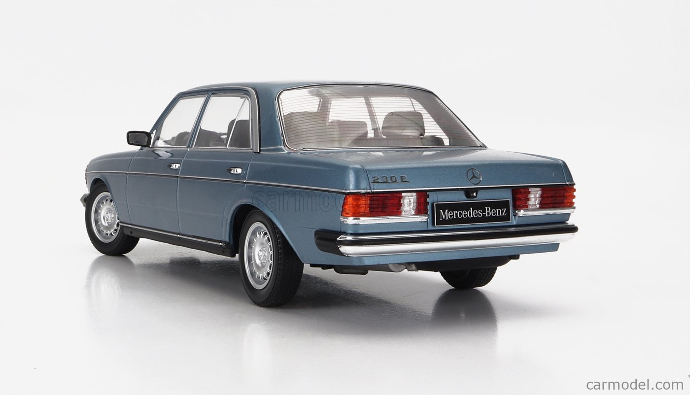 PRE-ORD3R KK Scale Modeliukas 1/18 1975 Mercedes Benz 230E W123, light blue metallic
