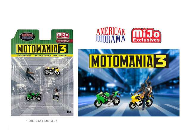 American Diorama Figūrėlės Moto Mania #3 Figure set, various (Car Not Included !!)