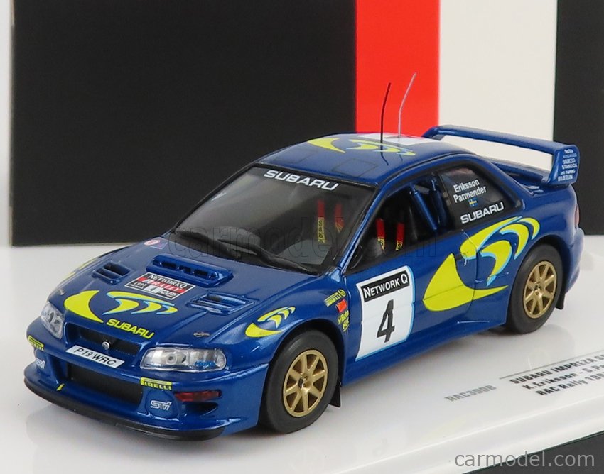 PRE-ORD3R IXO Models Modeliukas 1/43 1997 Subaru Impreza S5 WRC #4 Rally WM RAC Rally 25th annyversary Edit...