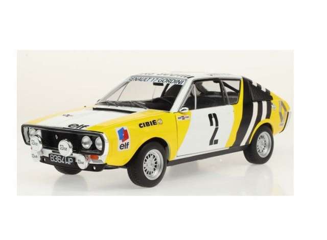 Solido Modeliukas Renault Rally de L'Hivers Russe #2 B. Krupa, white-yellow-black