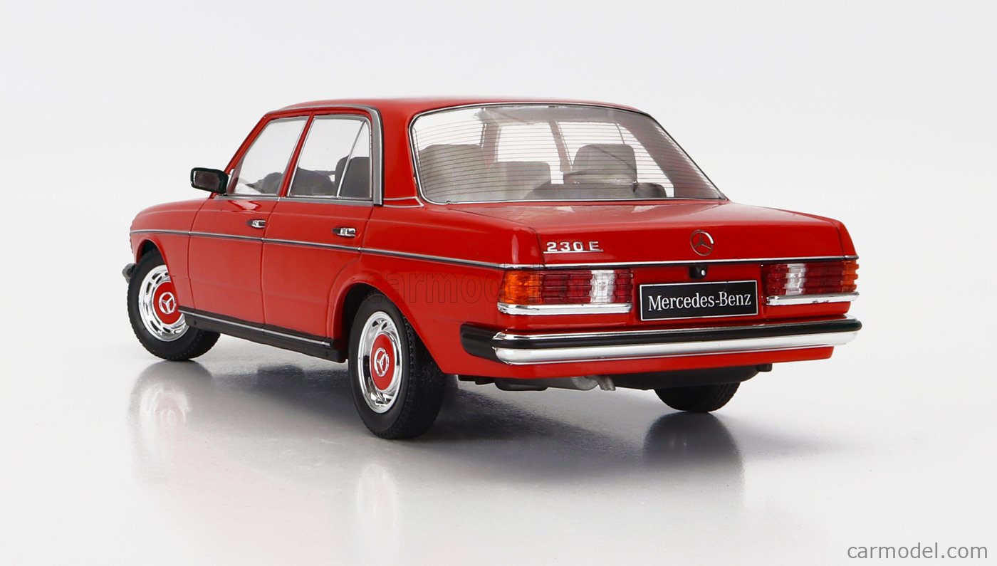 PRE-ORD3R KK Scale Modeliukas 1/18 1975 Mercedes Benz 230E W123, red