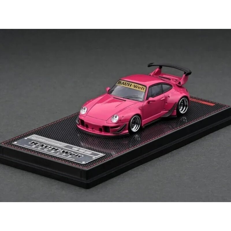 Ignition Models Modeliukas 1/64 Porsche RWB 993, pink