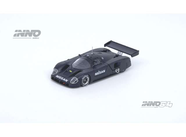 PRE-ORD3R Inno64 Modeliukas 1/64 1988 Nissan R8C Le Mans Shakedown Test At Paul Ricard, black