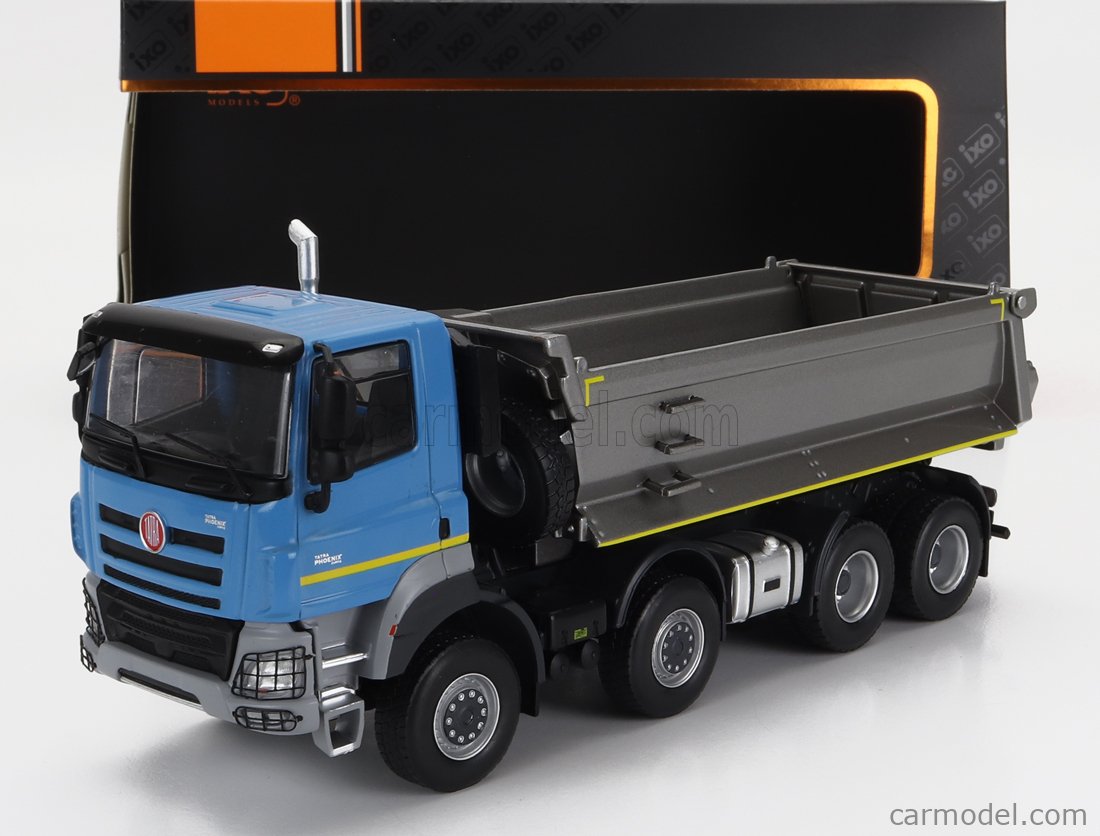 PRE-ORD3R IXO Models Modeliukas 1/43 2016 Tatra Phoenix Euro 6 8x8, blue/grey