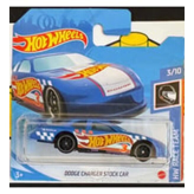 Hot Wheels Mainline Modeliukas Dodge Charger Stock Car Blue Nascar (yra Sandėlyje)