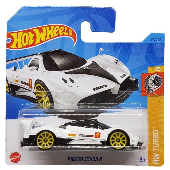 Hot Wheels Mainline Modeliukas Pagani Zonda R White (yra Sandėlyje)